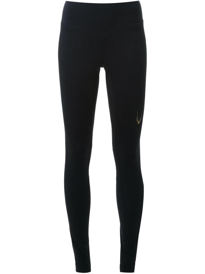 Lucas Hugh Zip Detail Leggings, Women's, Size: Medium, Black, Polyamide