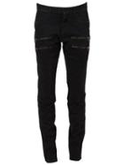 Faith Connexion Slim-fit Panel Jeans, Men's, Size: 34, Black, Cotton/spandex/elastane