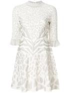 Roberto Cavalli Short Animal Print Dress - Nude & Neutrals