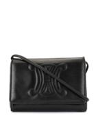Céline Pre-owned Macadam Stitch Shoulder Bag - Black