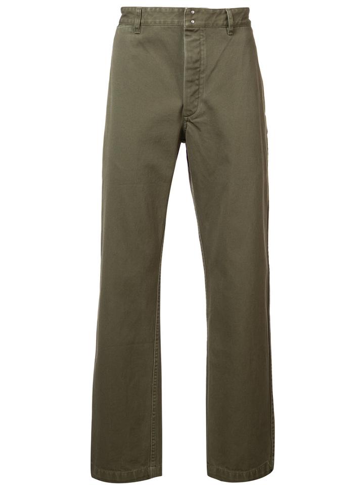 Visvim - Straight Trousers - Men - Cotton - 5, Green, Cotton