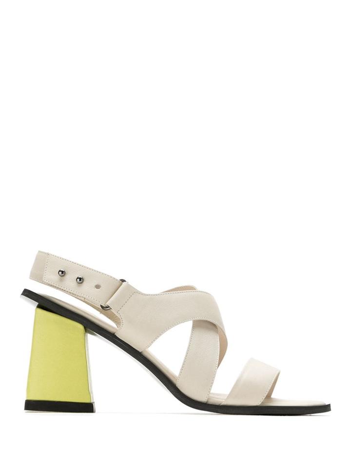 Mara Mac Leather Strappy Sandals - Neutrals