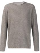 Massimo Alba Crew Neck Sweater, Men's, Size: Medium, Nude/neutrals, Yak