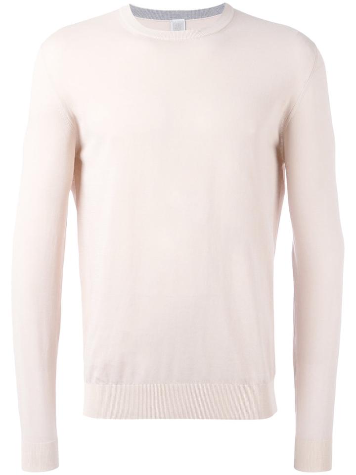 Eleventy Crew Neck Jumper, Men's, Size: Xxl, Nude/neutrals, Cotton