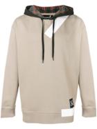 Raf Simons X Fred Perry Panelled Hoodie - Grey