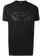 Printed T-shirt - Men - Cotton - Xl, Black, Cotton, Dsquared2