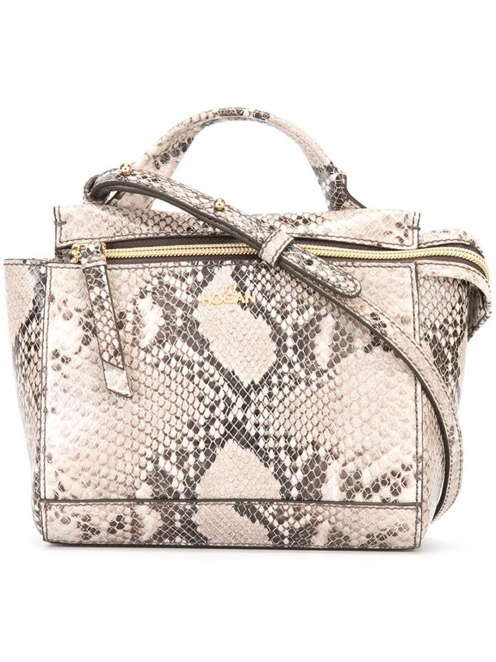 Hogan Python Effect Small Tote