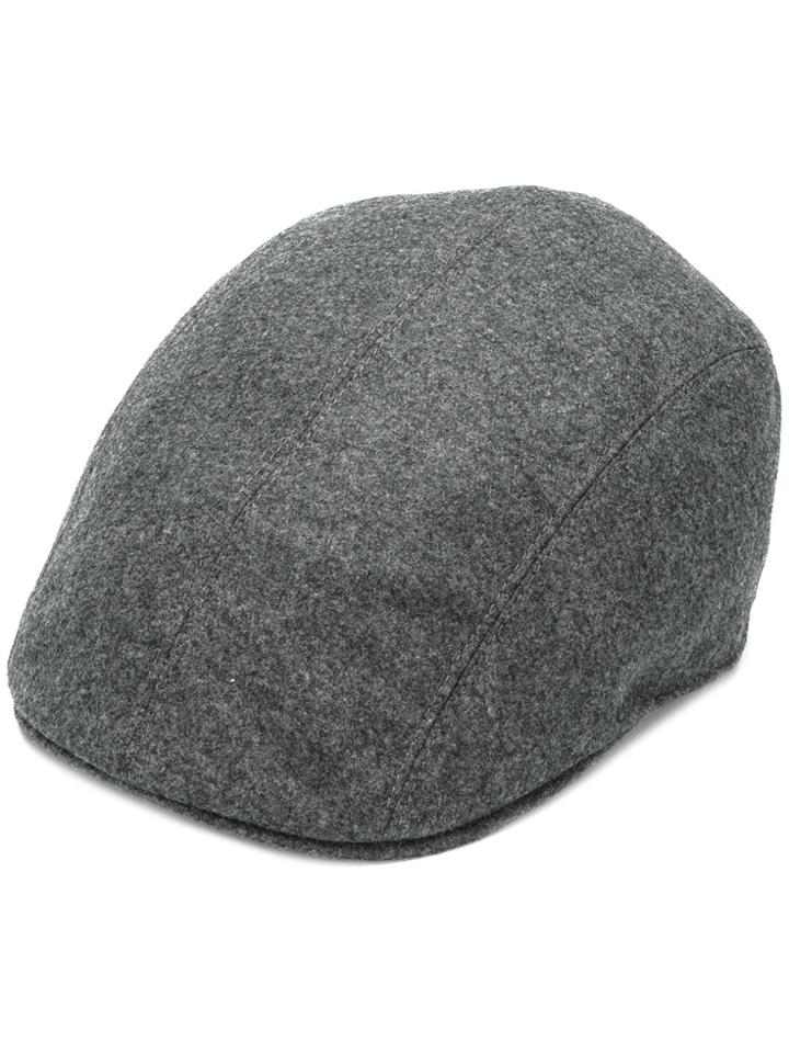 Brunello Cucinelli Adjustable Flat Cap - Grey