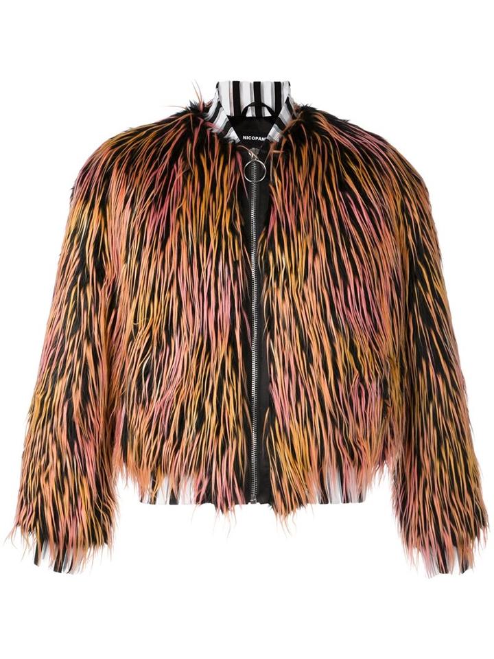 Nicopanda Faux Fur Bomber
