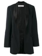 Golden Goose Deluxe Brand - Open Front Blazer - Women - Cotton/cupro/viscose/virgin Wool - S, Women's, Black, Cotton/cupro/viscose/virgin Wool