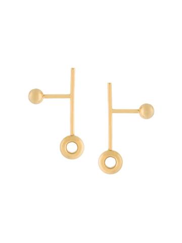 Contour 'erika' Earrings, Women's, Metallic
