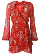 Iro Vilia Floral Print Dress - Red