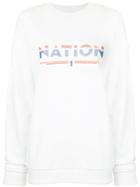 P.e Nation Attacker Printed Sweatshirt - White
