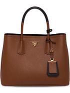 Prada Galleria Tote - Brown