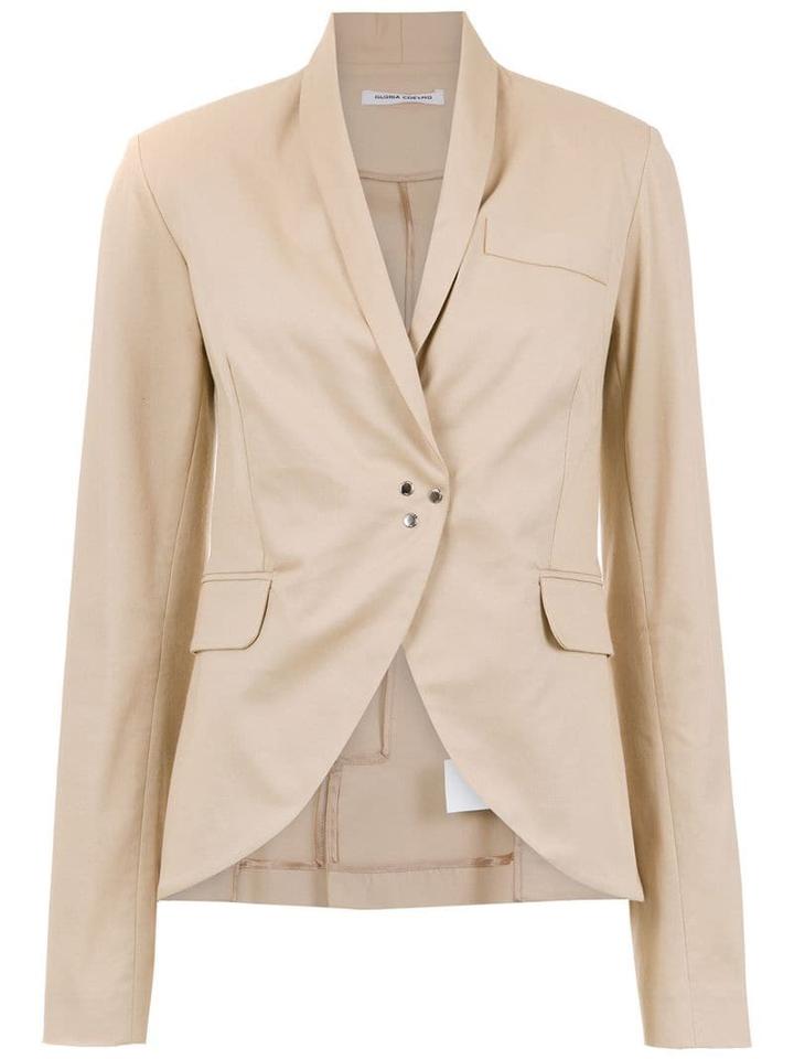 Gloria Coelho Smoking Blazer - Neutrals