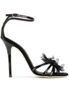 Giuseppe Zanotti Design Jewelled Corsage Sandals - Black