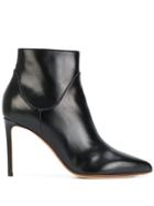 Francesco Russo Stiletto Ankle Boots - Black