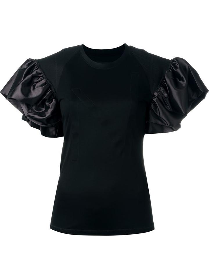 Nicopanda Flounced Sleeve Top