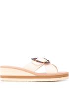 Ancient Greek Sandals Tortoiseshell Sandals - White