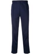 Hydrogen Star And Skull Detail Track Trousers - Blue