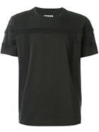 Wooyoungmi Strap Detail T-shirt, Men's, Size: 48, Grey, Cotton/polyester/polyurethane