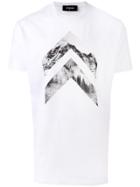 Dsquared2 Mountain Print T-shirt - White