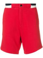 Ron Dorff Striped Waist Urban Shorts - Red