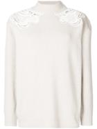 Chloé Crochet Inset Jumper - Nude & Neutrals