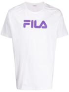 Fila Gary Logo Print T-shirt - White