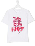 Zadig & Voltaire Kids Zadig Rocks Print T-shirt - White