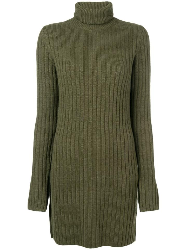 Joseph Roll Neck Jumper - Green