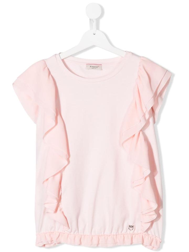 Pinko Kids Teen Ruffle-trim Top