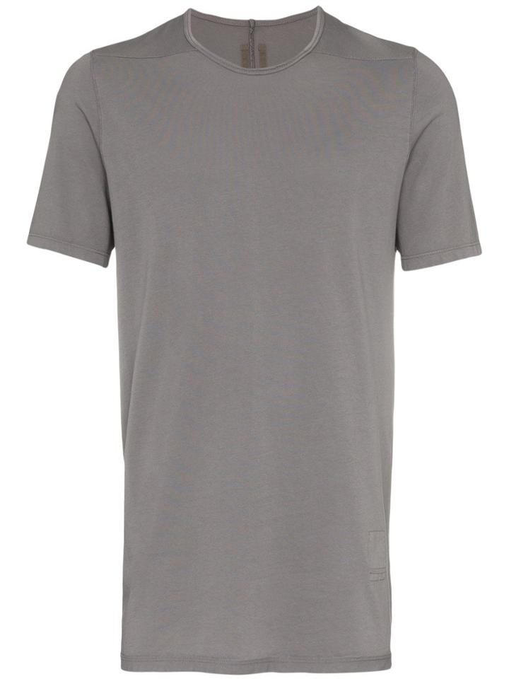Rick Owens Drkshdw Blue Level Short Sleeve Cotton T Shirt