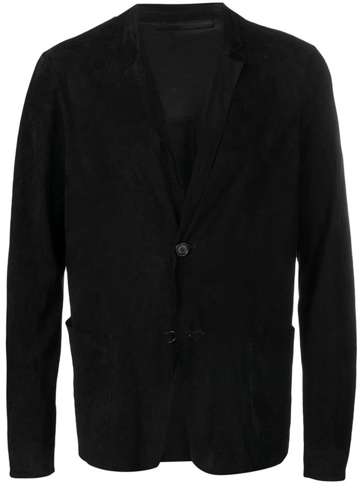 Salvatore Santoro Relaxed Fit Blazer - Black