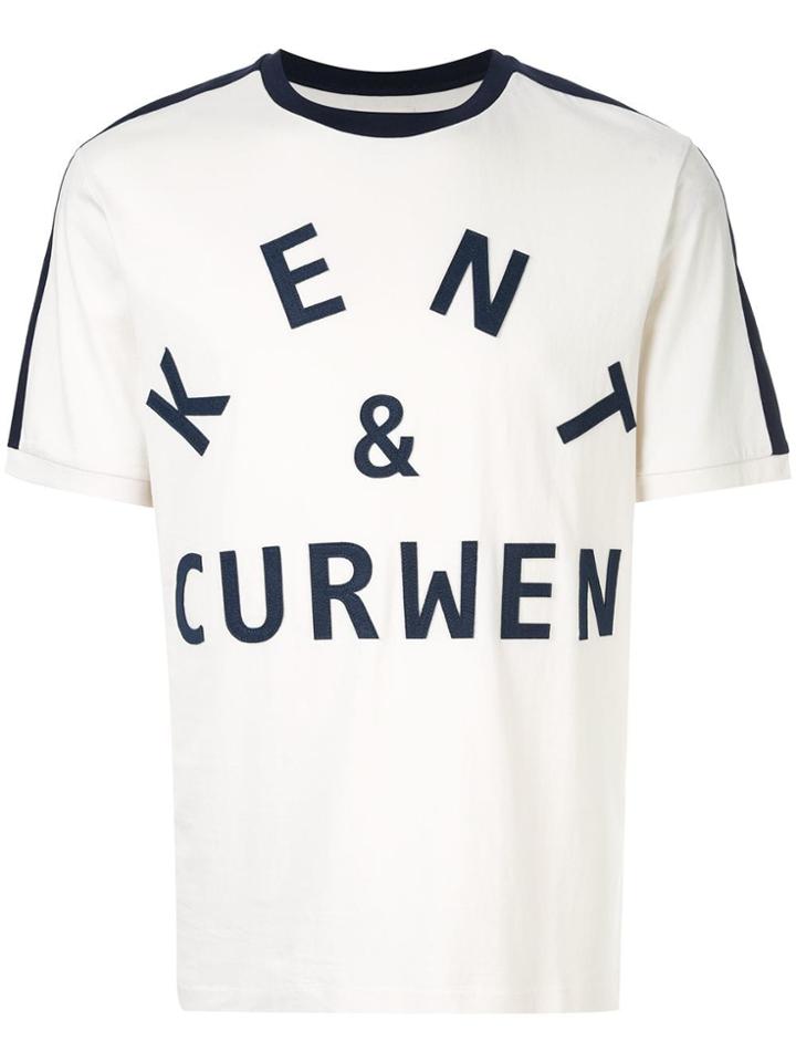 Kent & Curwen Gelman Appliquéd Logo T-shirt - White