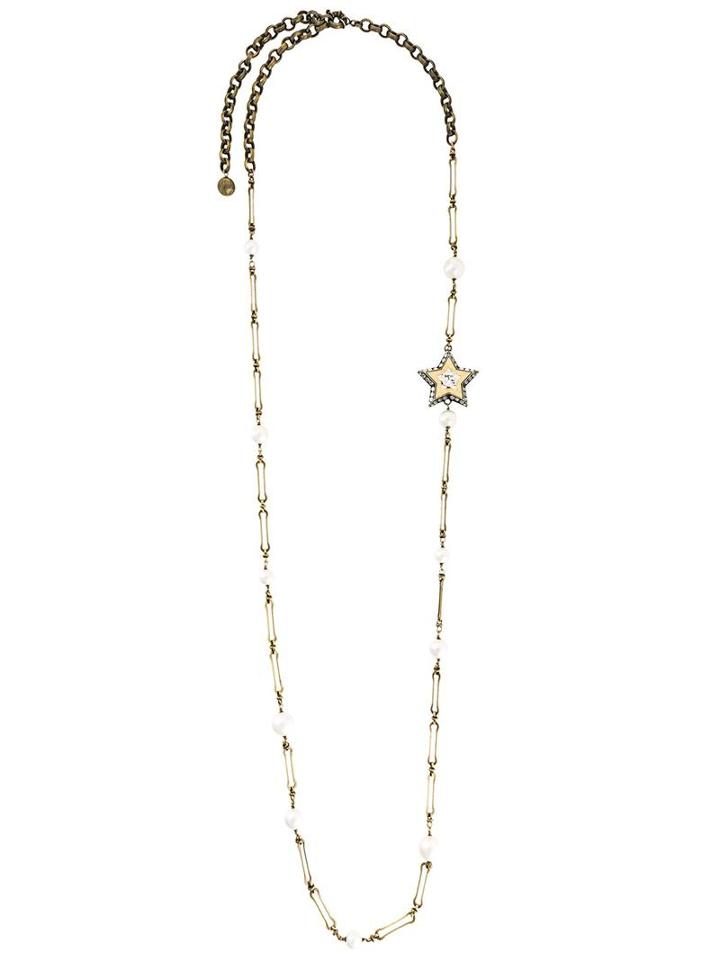Lanvin Vintage Star Long Necklace, Women's