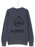 Bellerose Kids Be Curious Sweatshirt - Blue