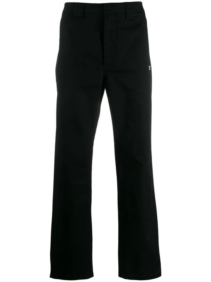Calvin Klein Jeans Est. 1978 Embroidered Logo Trousers - Black