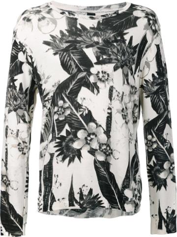 Osklen - 'flower Shop' Jumper - Men - Cotton - P, White, Cotton