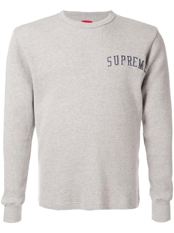 Supreme Arc Logo Thermal Top - Grey