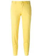Pt01 Slim Chino Trousers, Women's, Size: 40, Yellow/orange, Cotton/spandex/elastane