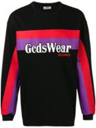 Gcds Logo Printed Sweatshirt - Black