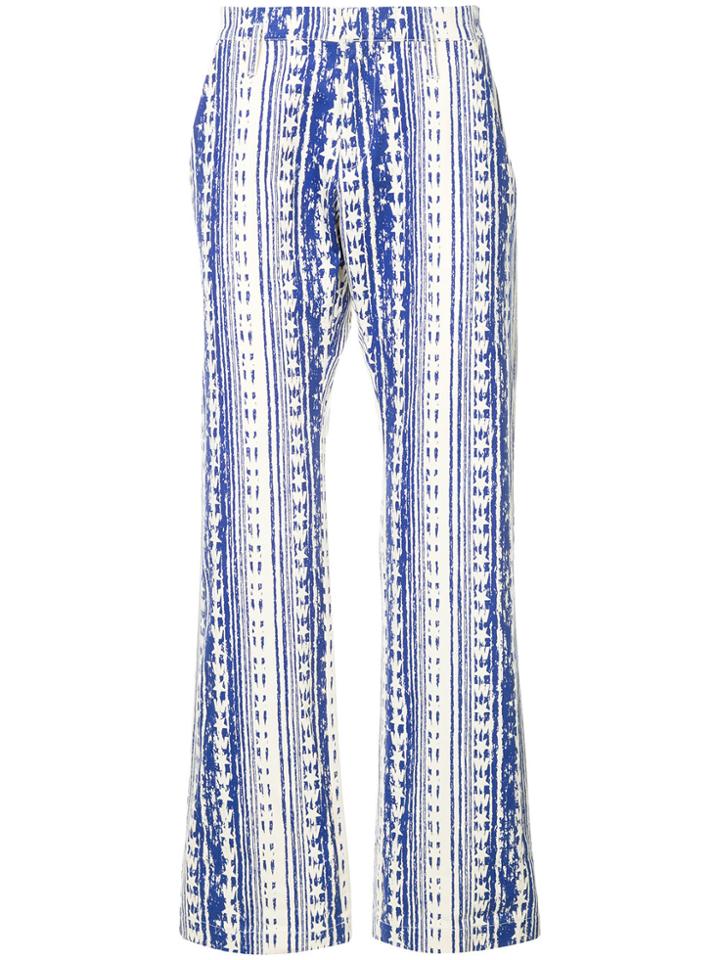 Walter Van Beirendonck Vintage Star Printed Jeans - Blue