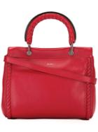 Max Mara Round Handle Tote, Women's, Red, Leather