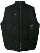 Raf Simons Back Photo Print Vest - Black