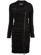 Nicole Miller Tucked Dress - Black