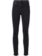 Neuw Ripped Skinny Jeans, Women's, Size: 26, Black, Cotton/polyester/spandex/elastane