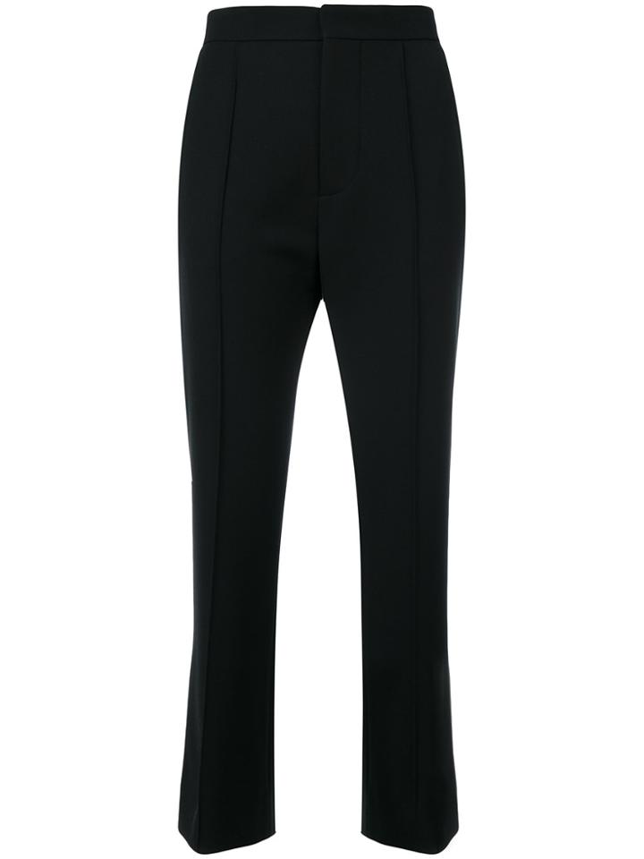 Marni Seamed Cropped Trousers - Black