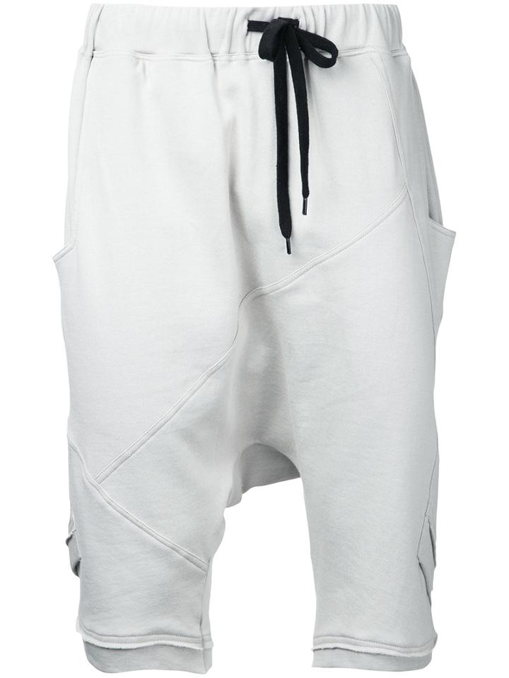 First Aid To The Injured - Pharynx Shorts - Unisex - Cotton - 2, Grey, Cotton
