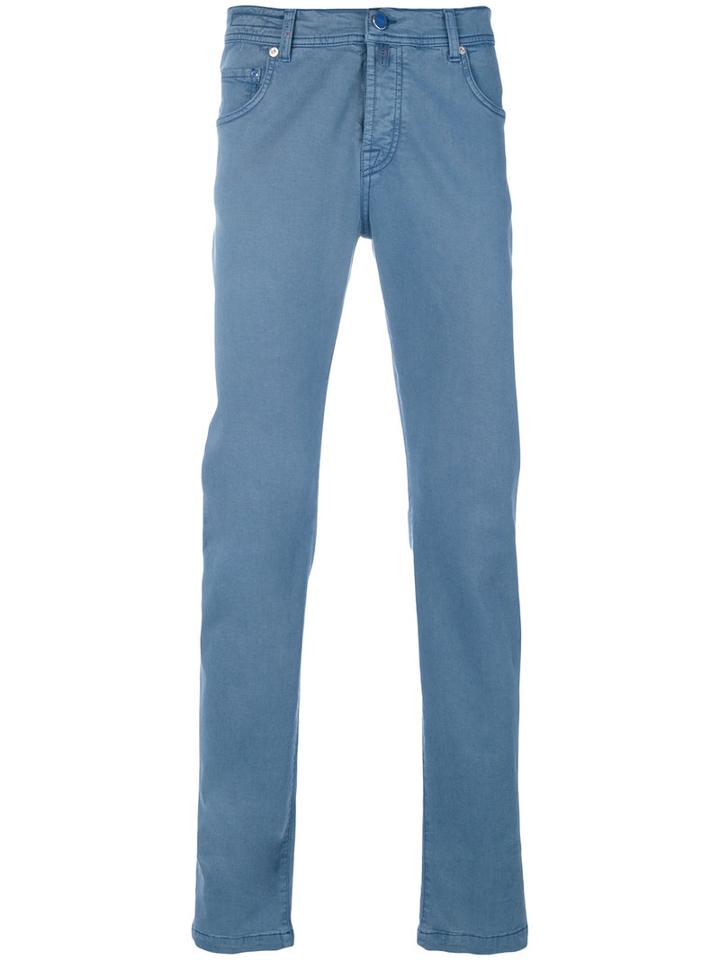 Kiton - Slim Fit Jeans - Men - Cotton/spandex/elastane/lyocell - 38, Blue, Cotton/spandex/elastane/lyocell